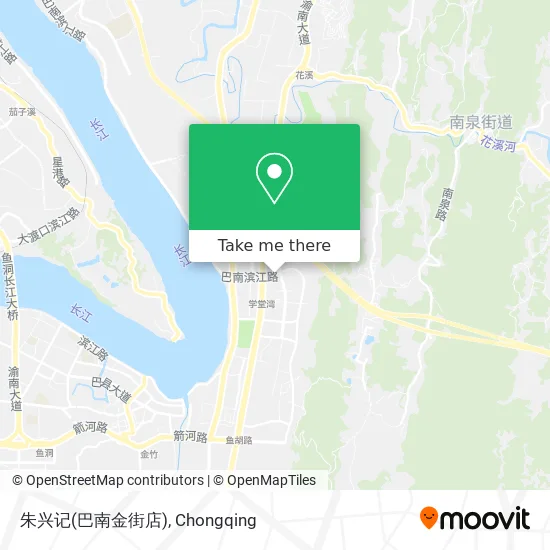 朱兴记(巴南金街店) map