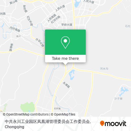 中共永川工业园区凤凰湖管理委员会工作委员会 map