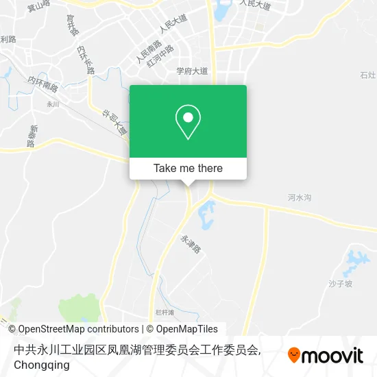 中共永川工业园区凤凰湖管理委员会工作委员会 map