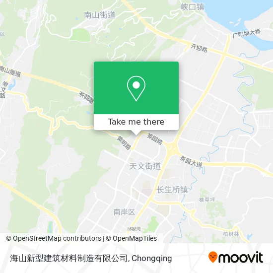 海山新型建筑材料制造有限公司 map