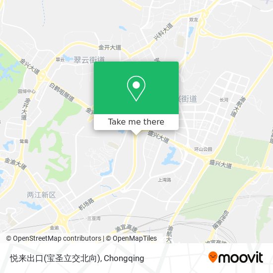 悦来出口(宝圣立交北向) map