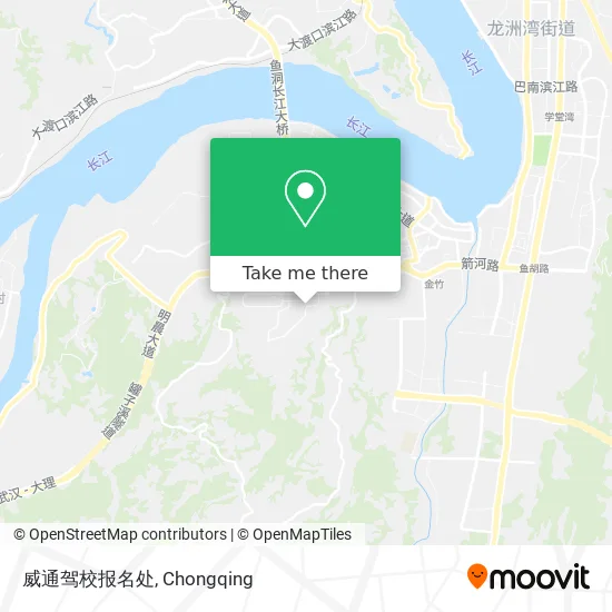 威通驾校报名处 map