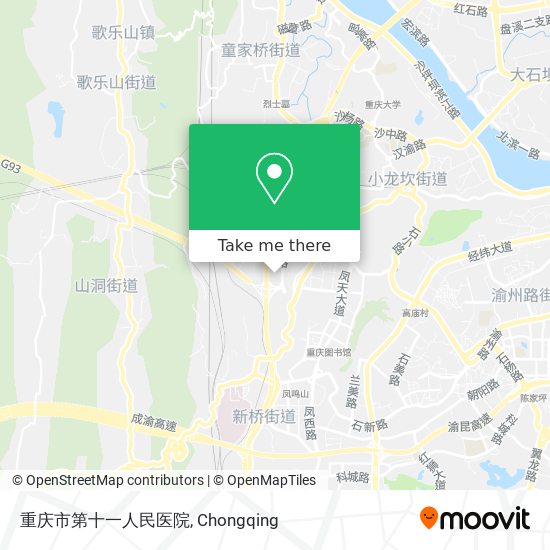 重庆市第十一人民医院 map
