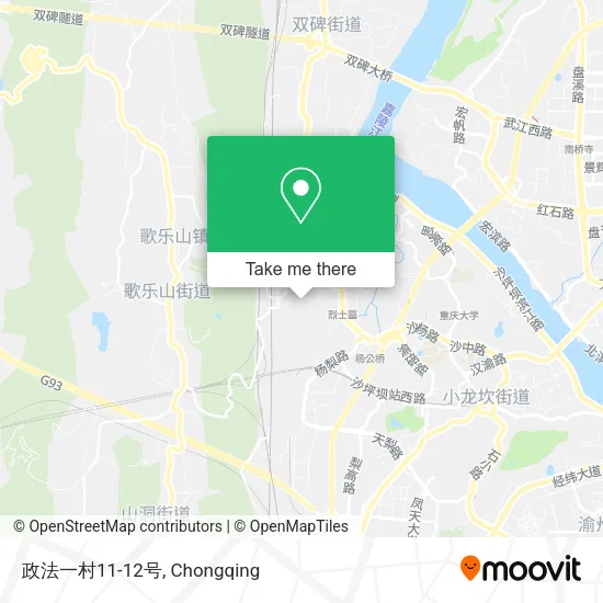 政法一村11-12号 map