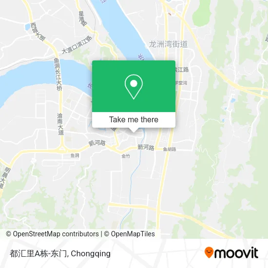 都汇里A栋-东门 map