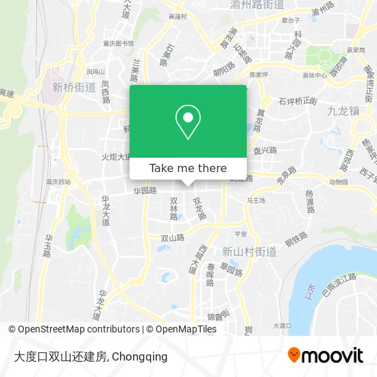 大度口双山还建房 map