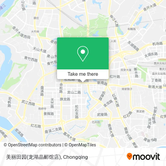 美丽田园(龙湖晶郦馆店) map