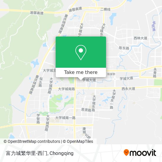 富力城繁华里-西门 map