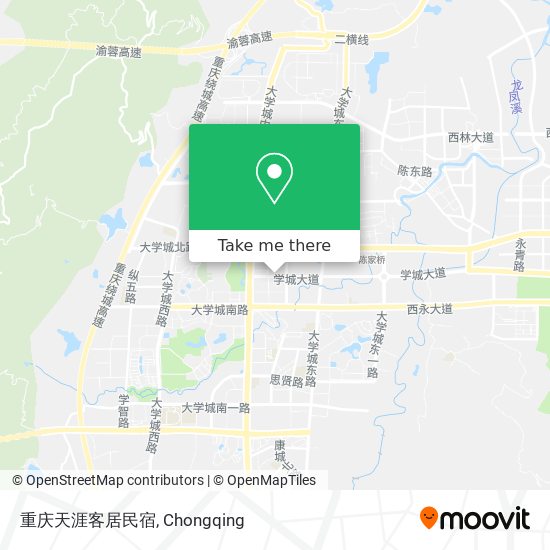 重庆天涯客居民宿 map