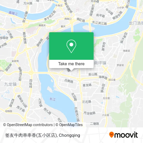签友牛肉串串香(五小区店) map