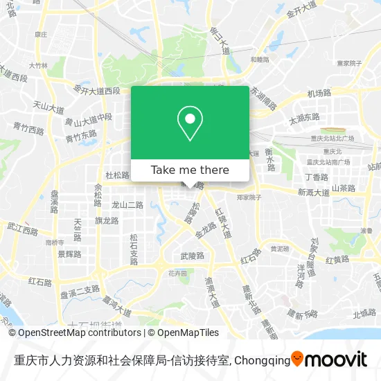 重庆市人力资源和社会保障局-信访接待室 map