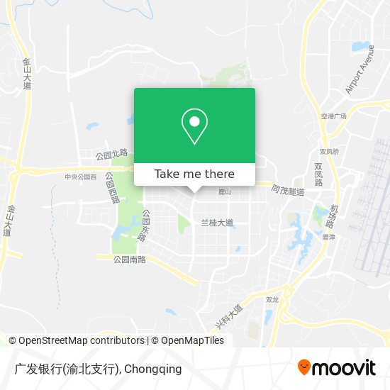广发银行(渝北支行) map