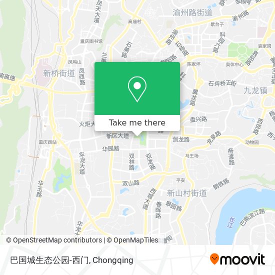 巴国城生态公园-西门 map