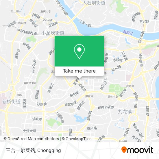 三合一炒菜馆 map