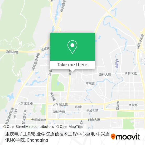 重庆电子工程职业学院通信技术工程中心重电-中兴通讯NC学院 map