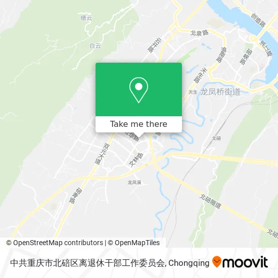 中共重庆市北碚区离退休干部工作委员会 map