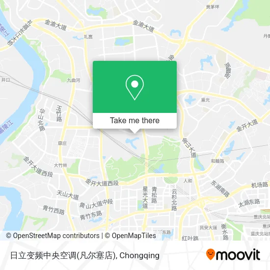 日立变频中央空调(凡尔塞店) map