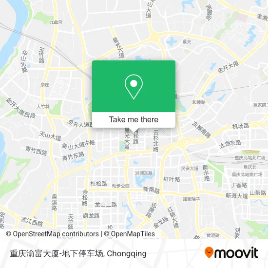 重庆渝富大厦-地下停车场 map