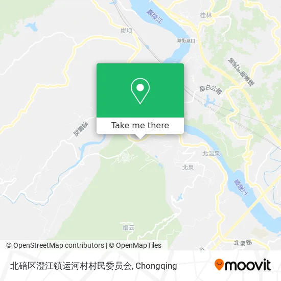 北碚区澄江镇运河村村民委员会 map