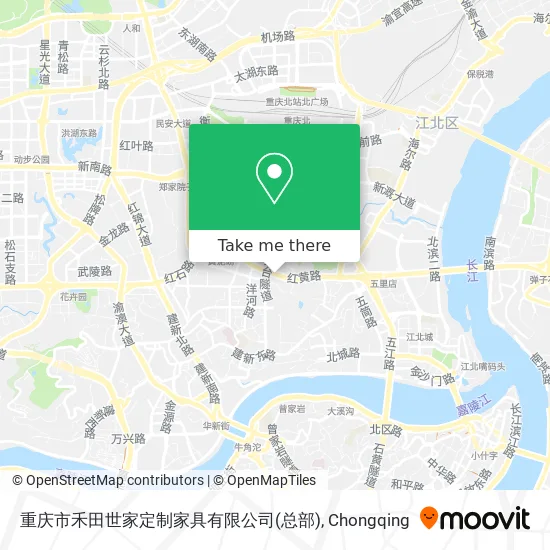 重庆市禾田世家定制家具有限公司(总部) map