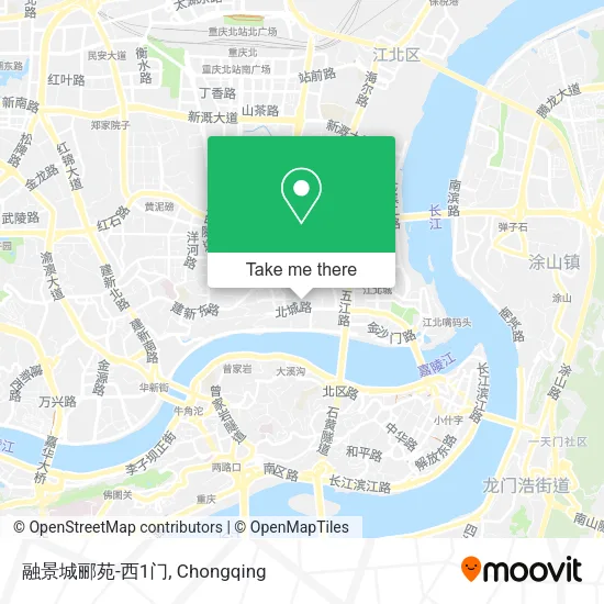 融景城郦苑-西1门 map