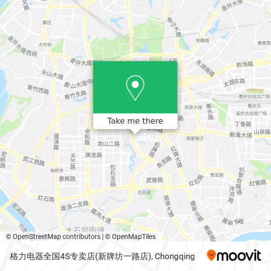 格力电器全国4S专卖店(新牌坊一路店) map