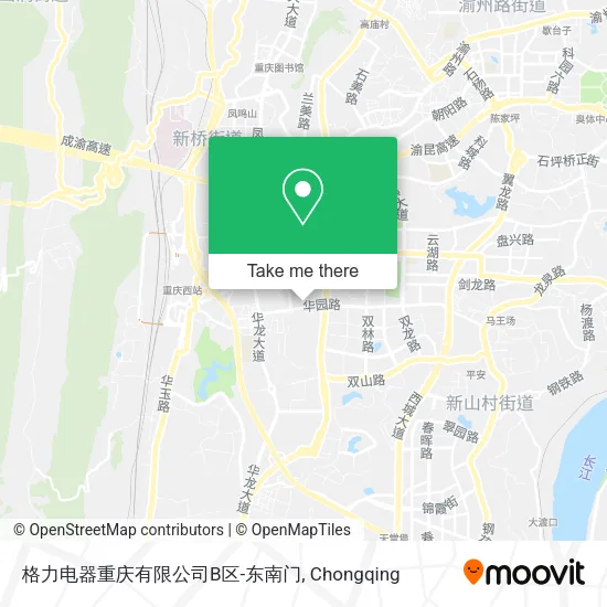 格力电器重庆有限公司B区-东南门 map