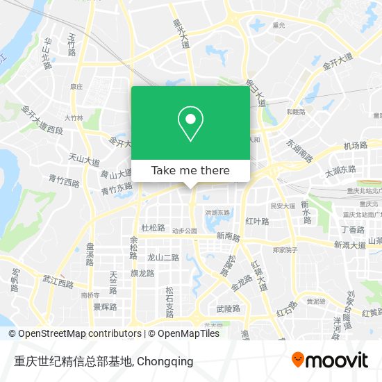 重庆世纪精信总部基地 map