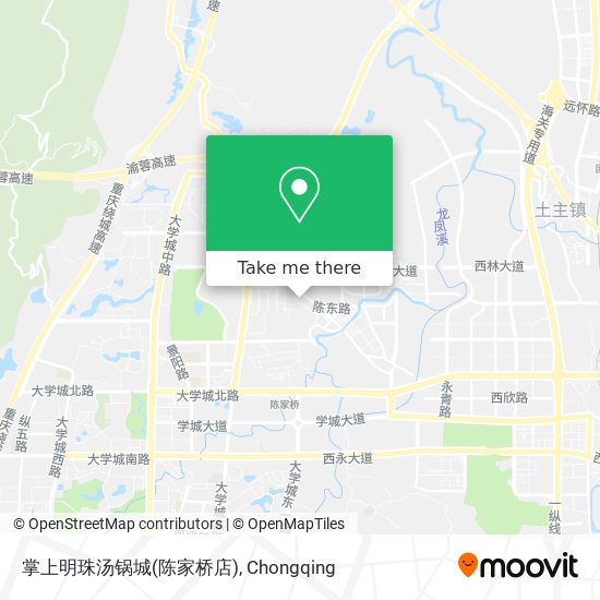 掌上明珠汤锅城(陈家桥店) map