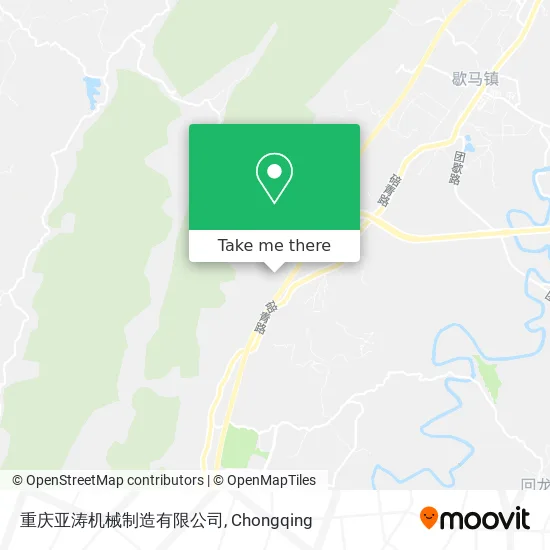 重庆亚涛机械制造有限公司 map