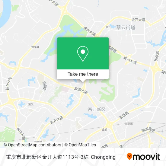 重庆市北部新区金开大道1113号-3栋 map