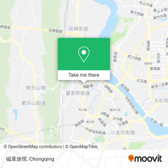 磁童旅馆 map