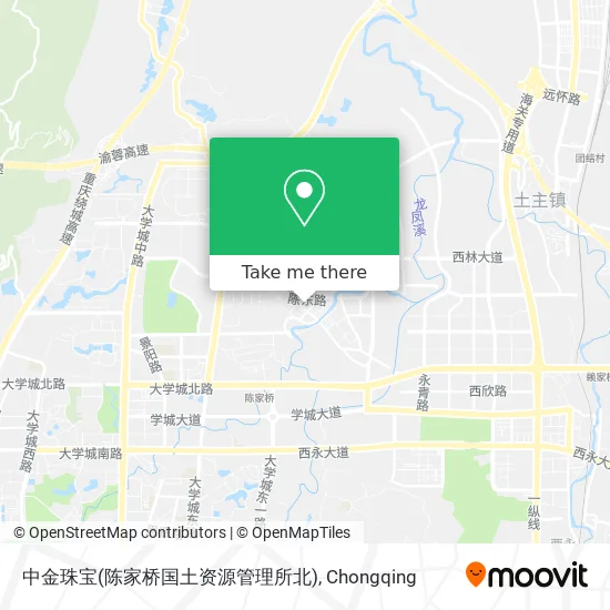中金珠宝(陈家桥国土资源管理所北) map