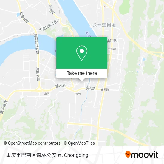 重庆市巴南区森林公安局 map