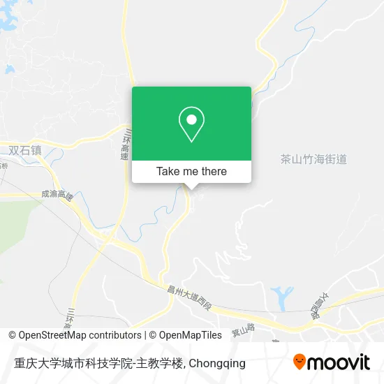 重庆大学城市科技学院-主教学楼 map