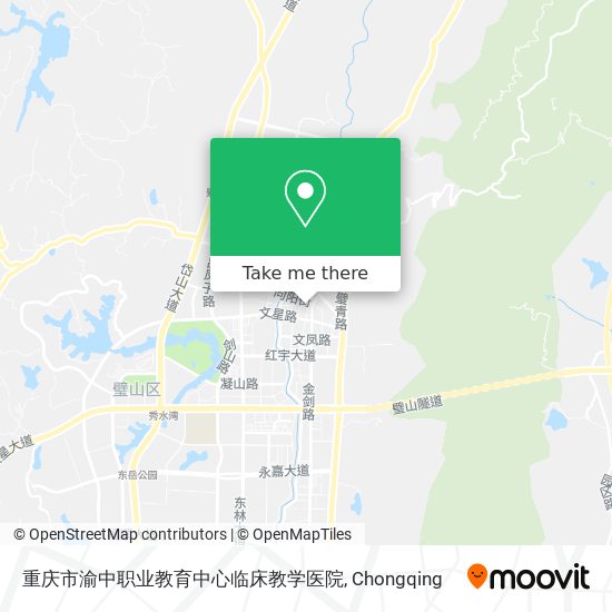 重庆市渝中职业教育中心临床教学医院 map