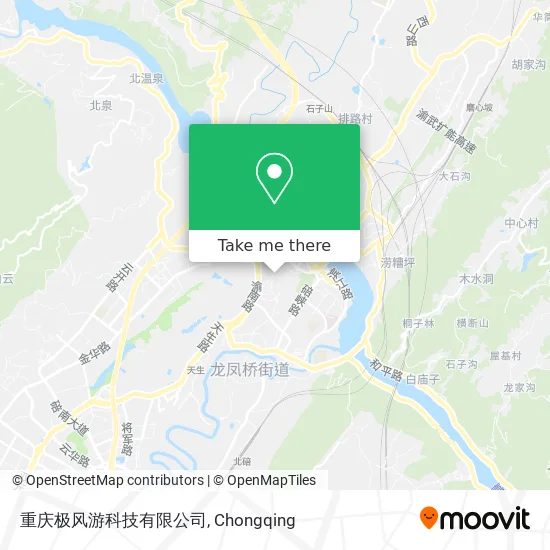 重庆极风游科技有限公司 map