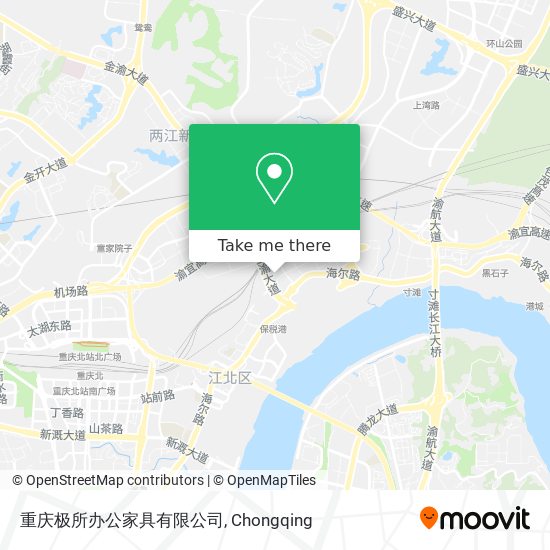 重庆极所办公家具有限公司 map