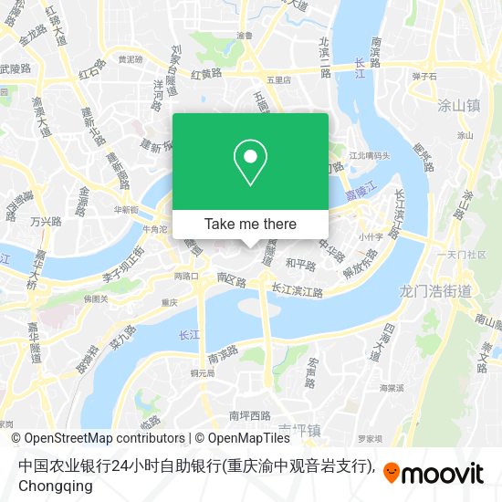 中国农业银行24小时自助银行(重庆渝中观音岩支行) map