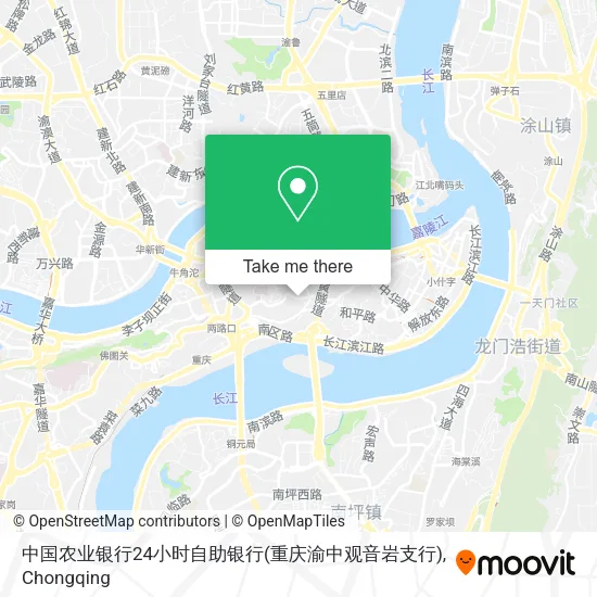 中国农业银行24小时自助银行(重庆渝中观音岩支行) map