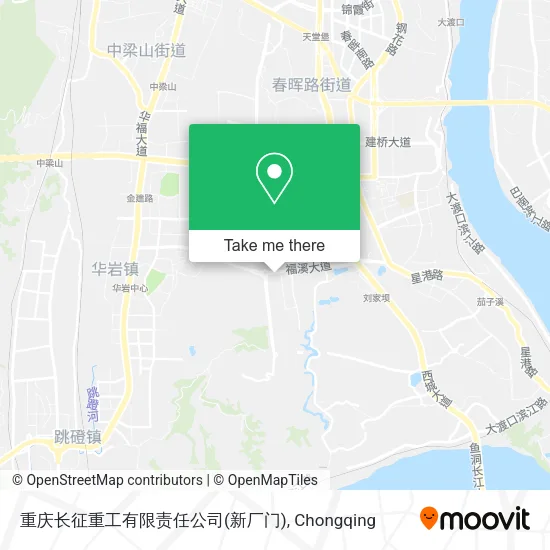 重庆长征重工有限责任公司(新厂门) map