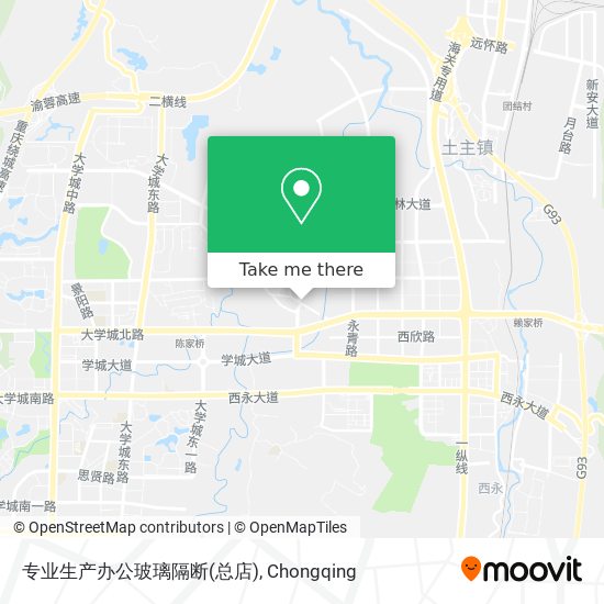 专业生产办公玻璃隔断(总店) map