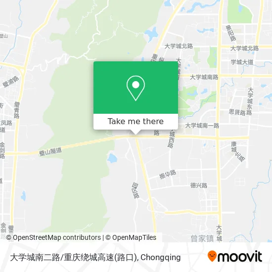 大学城南二路/重庆绕城高速(路口) map