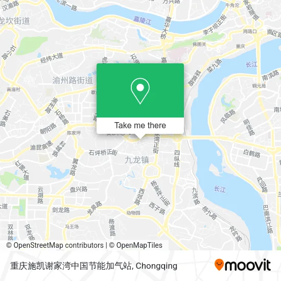 重庆施凯谢家湾中国节能加气站 map