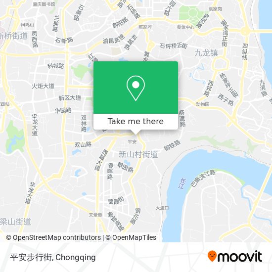 平安步行街 map