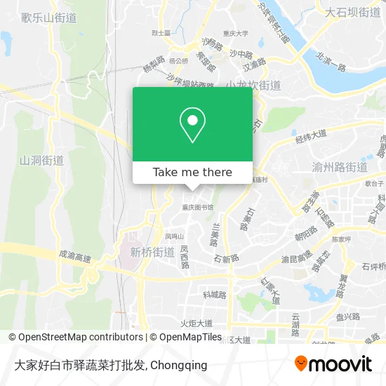 大家好白市驿蔬菜打批发 map