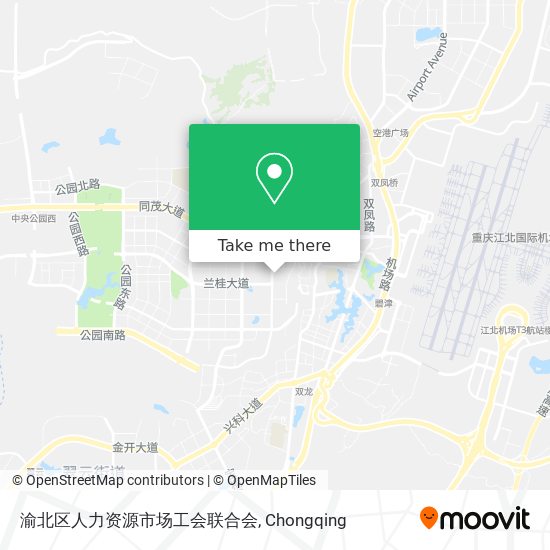 渝北区人力资源市场工会联合会 map