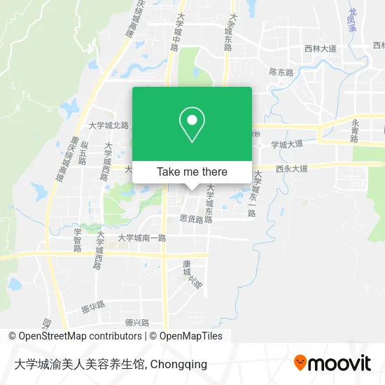 大学城渝美人美容养生馆 map