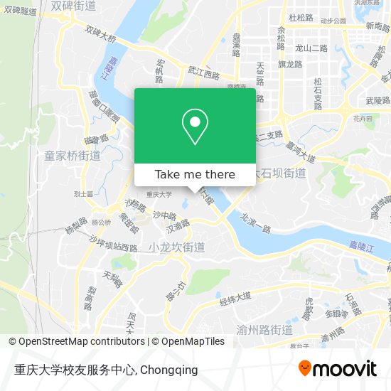 重庆大学校友服务中心 map