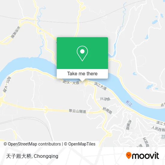 天子殿大桥 map